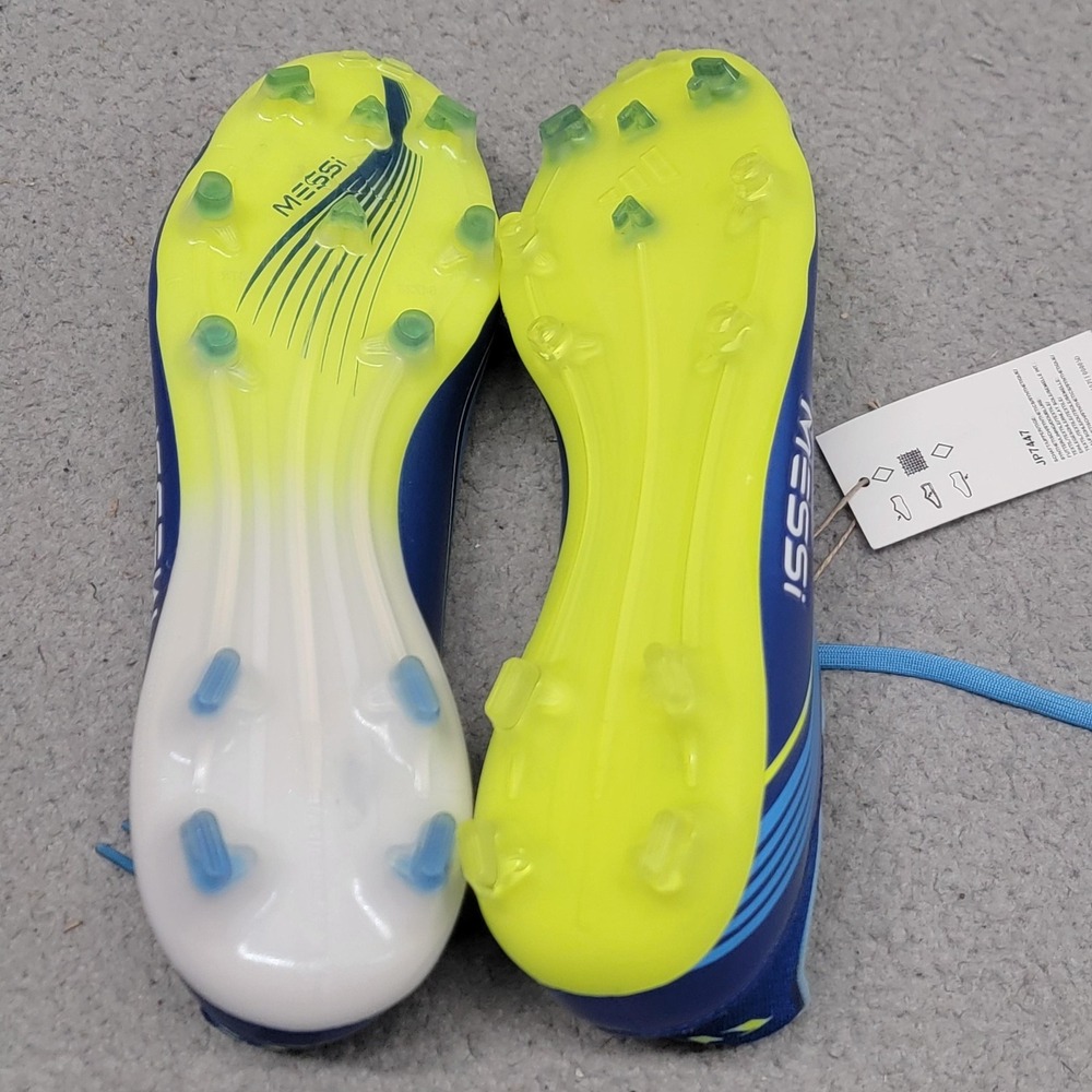 Adidas F50 Messi League FG Shoes Mens 8 Womens 9 Blue Firm Ground‎ Soccer Cleats - Picture 8 of 12